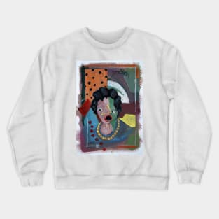 the dazzler & HOPE original painting by tyler tilley Crewneck Sweatshirt